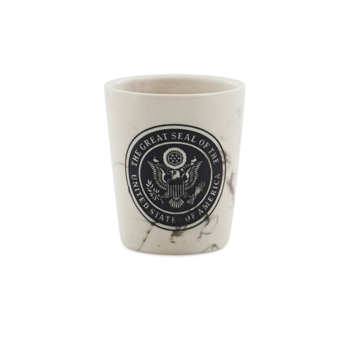 SHOT GLASS GREAT SEAL MARBLE