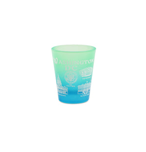 PANORAMIC WASHINGTON DC SHOT GLASS TIE DYE