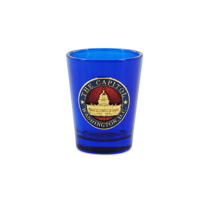 SHOT GLASS CAPITOL DECAL METAL