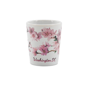 Cherry Blossom Washington DC Ceramic Shot Glass