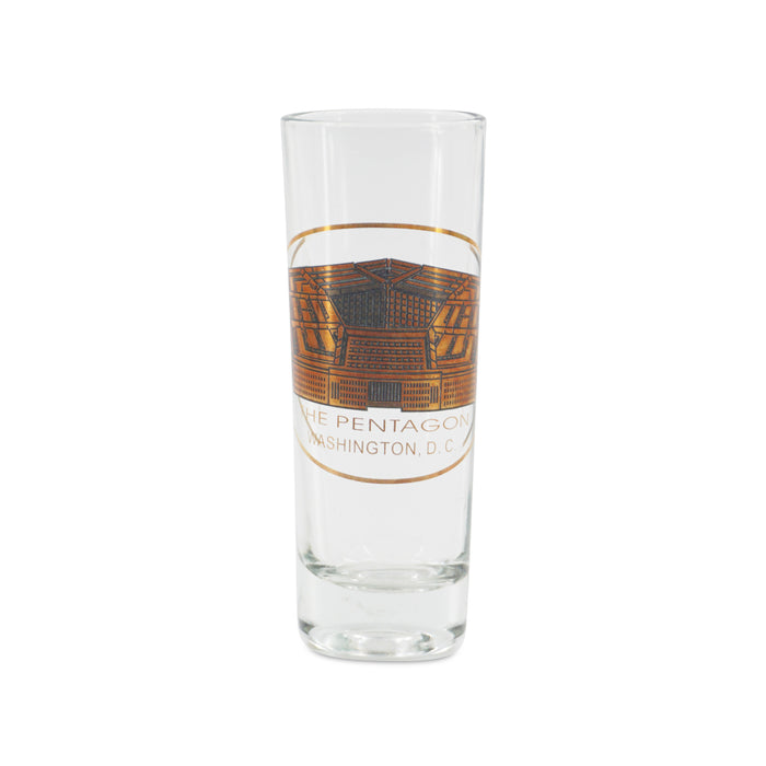 SHOOTER GLASS PENTAGON CLEAR