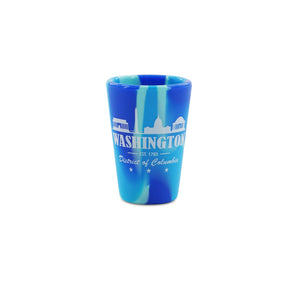 RUBBER WASHINGTON DC SHOT GLASS