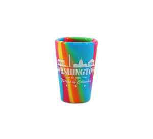 RUBBER WASHINGTON DC SHOT GLASS