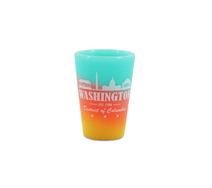 RUBBER WASHINGTON DC SHOT GLASS