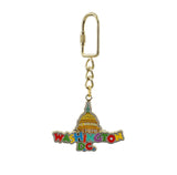Gold U.S. Capitol Metal Keychain – Washington DC Souvenir