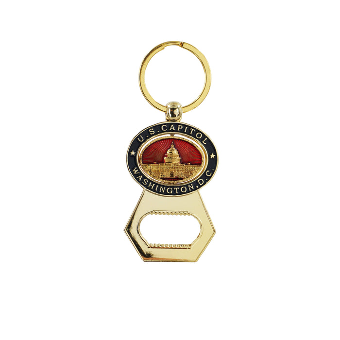U.S Capitol Bottle Opener Keychain Washington D.C Souvenirs