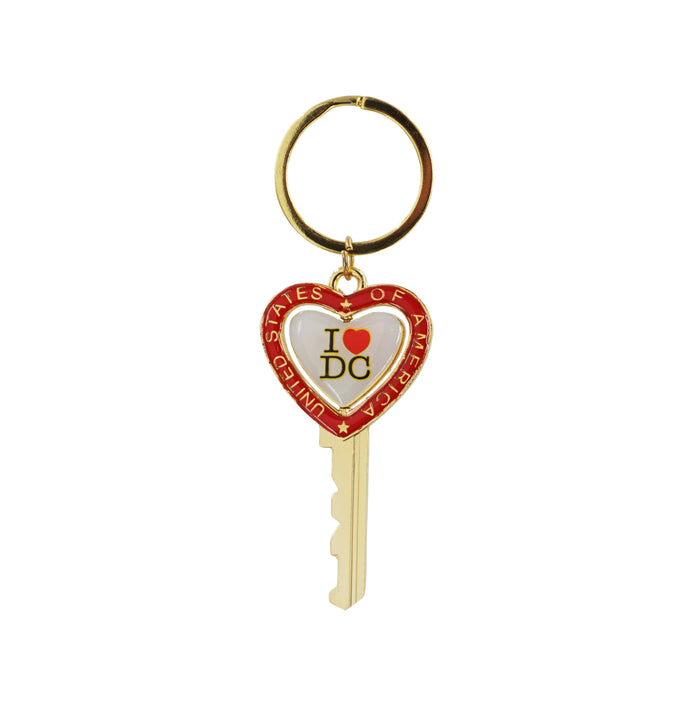 I Heart DC heart keychain Washington D.C Souvenirs