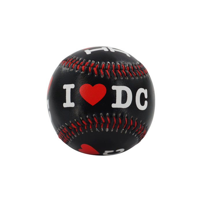 I Heart DC Baseball White/Black