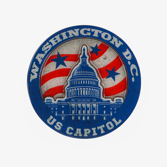 US Capitol Wooden Magnet