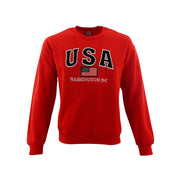 Washington DC Crewneck USA Flag