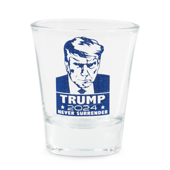 TRUMP MUGSHOT 2024 SHOT GLASS