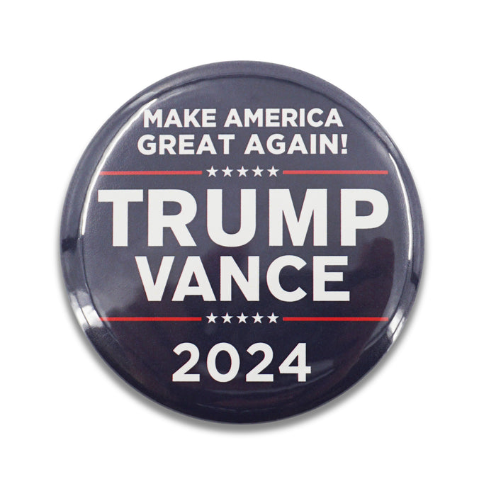 TRUMP VANCE 2024 NAVY 2-1/4 inch PIN