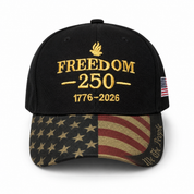 America 250 Freedom Anniversary Baseball Cap