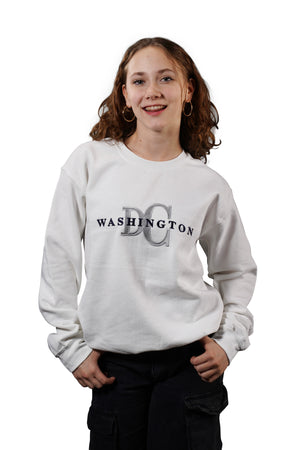 Washington DC Crewneck CKDC White