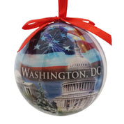 Washington DC Buildings Plastic Ball Ornament