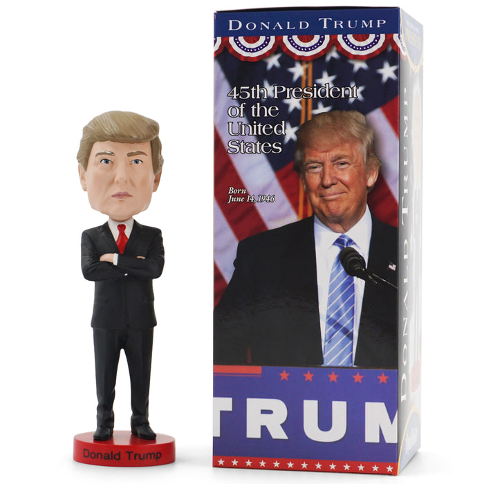 DONALD TRUMP RED BASE STAND BOBBLEHEAD