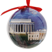 Washington DC Buildings Plastic Ball Ornament