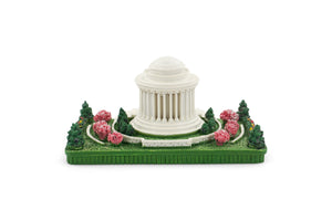Jefferson Memorial Replica W/ Cherry Blossom