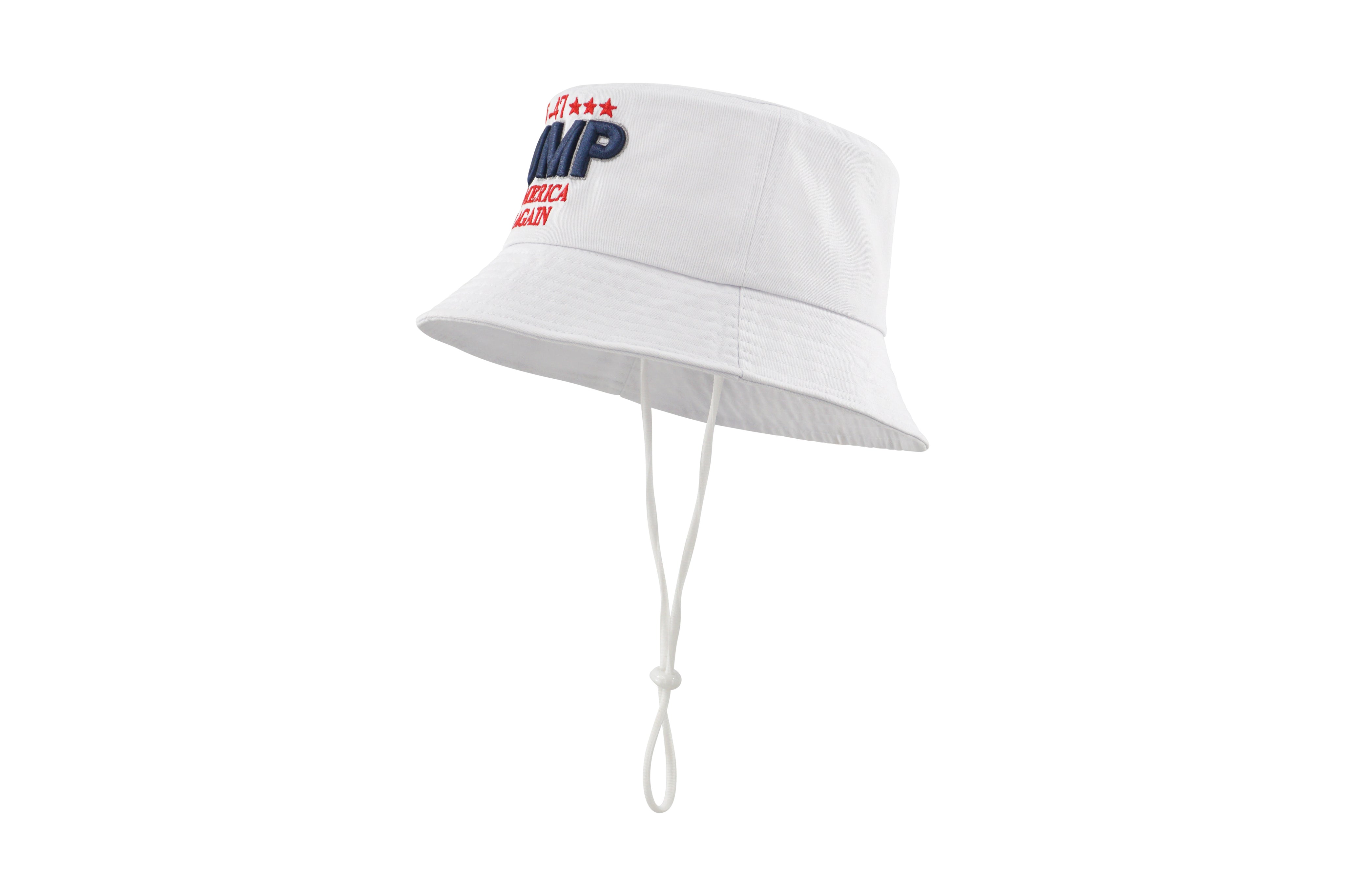 Trump 45-47 Maga Bucket Hat Red or White