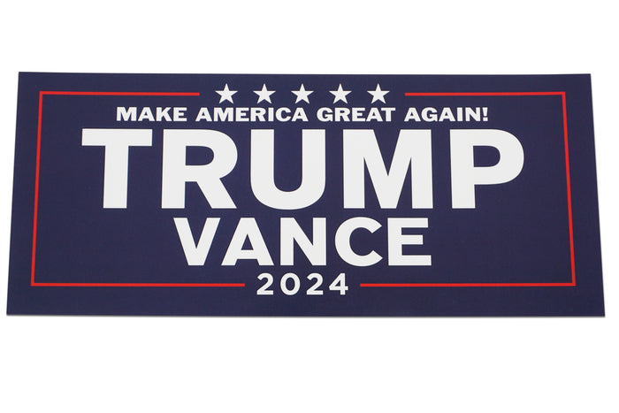 TRUMP VANCE 2024 NAVY STICKER