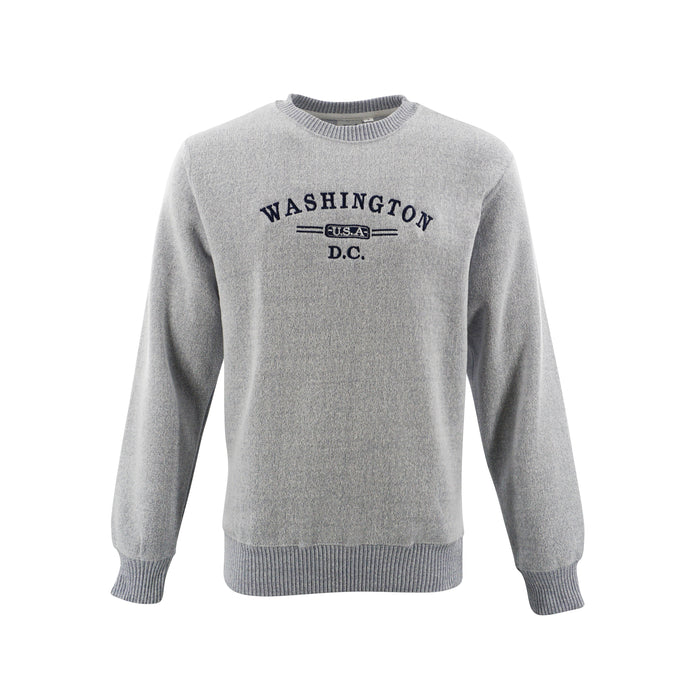 Washington DC Crewneck Nantucket Ice Navy