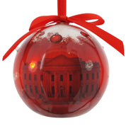 White House Ornament Ball with LED Lights