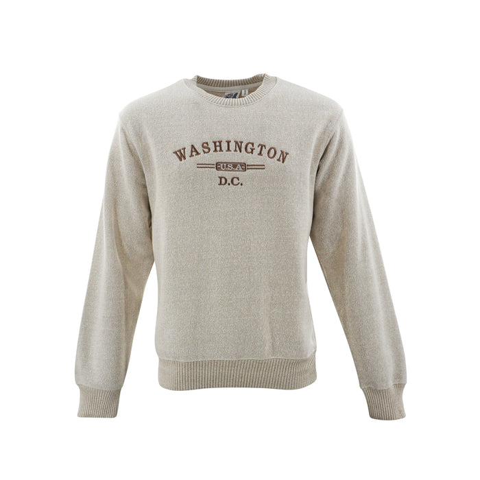 Washington DC Crewneck Nantucket Tan