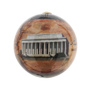 Abraham Lincoln Plastic Ball Ornament