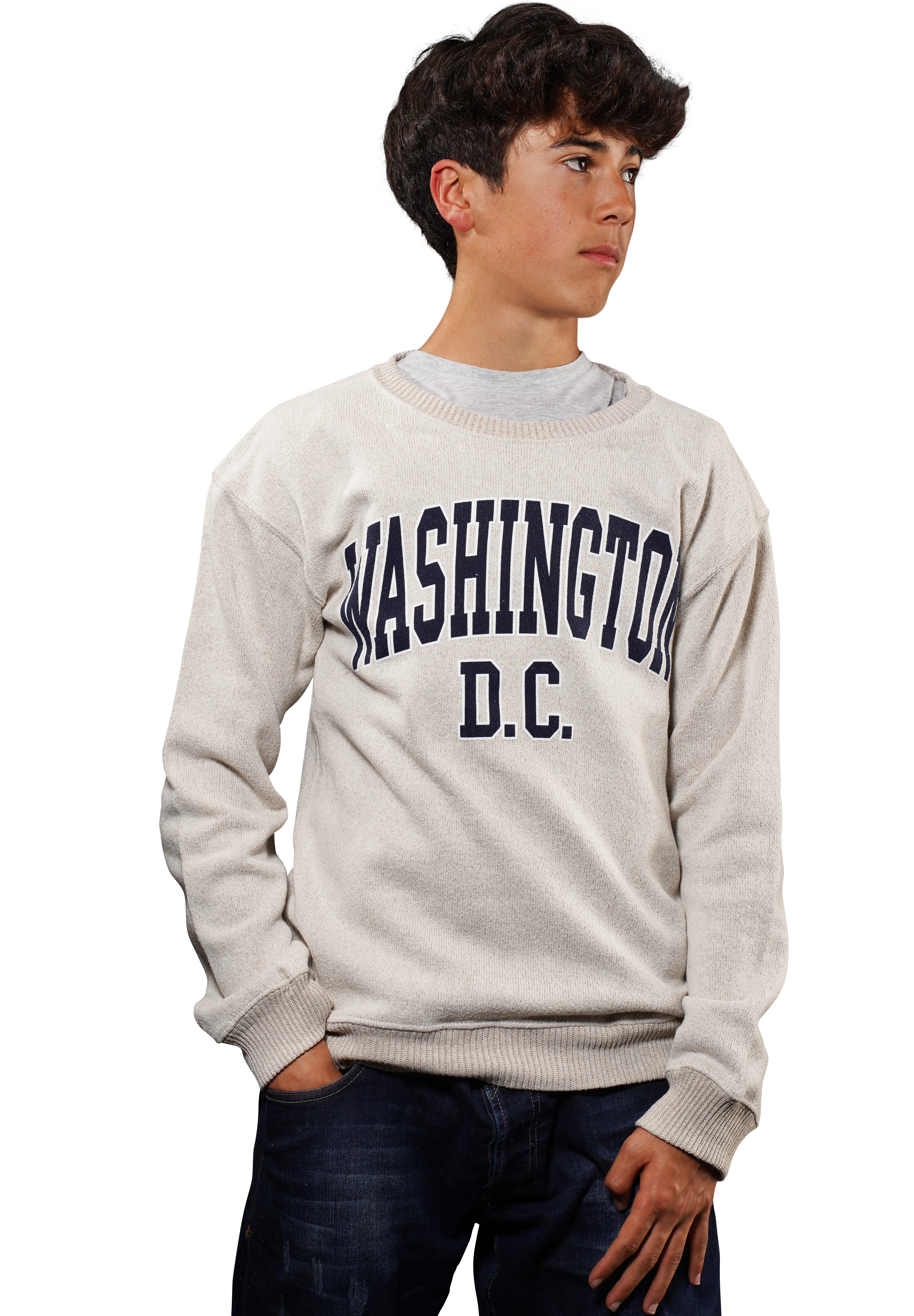 Washington DC Crewneck Nantucket Oatmeal