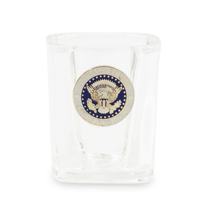 DONALD TRUMP SEAL SQUARE SHOT GLASS