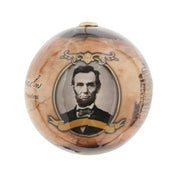 Abraham Lincoln Plastic Ball Ornament