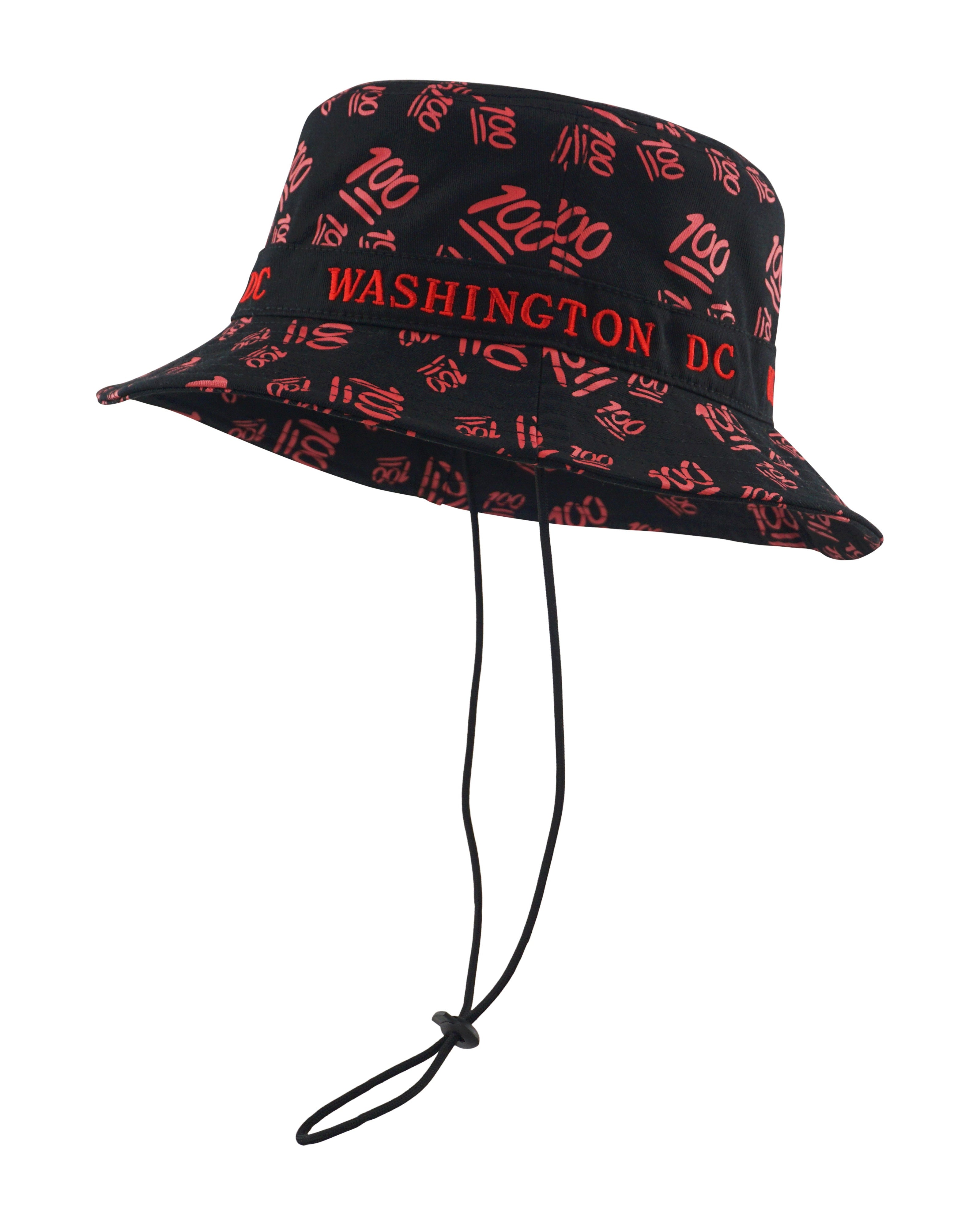 100% Bucket Hat (BLACK & White Variant)