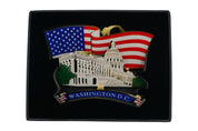 US Capitol With Flag 3D Metal Ornament