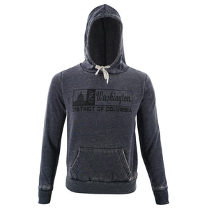 HOODIE VINTAGE WASHED WDC LADIES DENIM