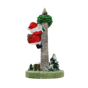 Santa Climbing Washington DC Monument Ceramic Ornament