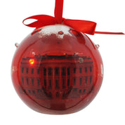 White House Ornament Ball with LED Lights