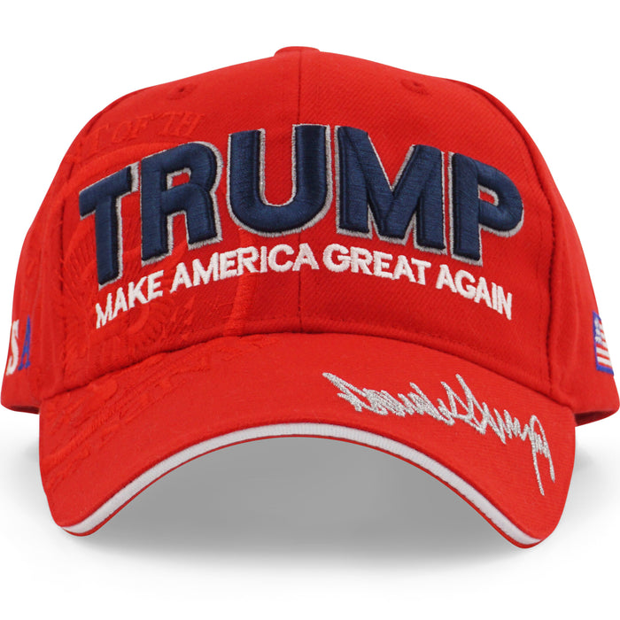 TRUMP MAKE AMERICA GREAT AGAIN RED BASEBALL CAP