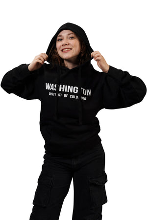 Washington DC Hoodie Essen Black