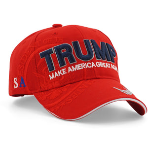 TRUMP MAKE AMERICA GREAT AGAIN RED BASEBALL CAP