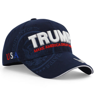 TRUMP MAKE AMERICA GREAT AGAIN NAVY BASEBALL CAP