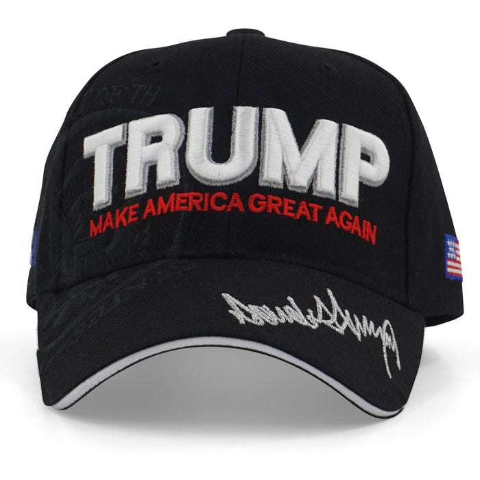 TRUMP MAKE AMERICA GREAT AGAIN BLACK BASEBALL CAP