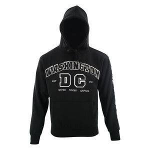 Washington DC Hoodie Big DC Black