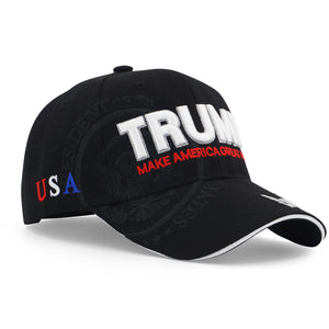 TRUMP MAKE AMERICA GREAT AGAIN BLACK BASEBALL CAP