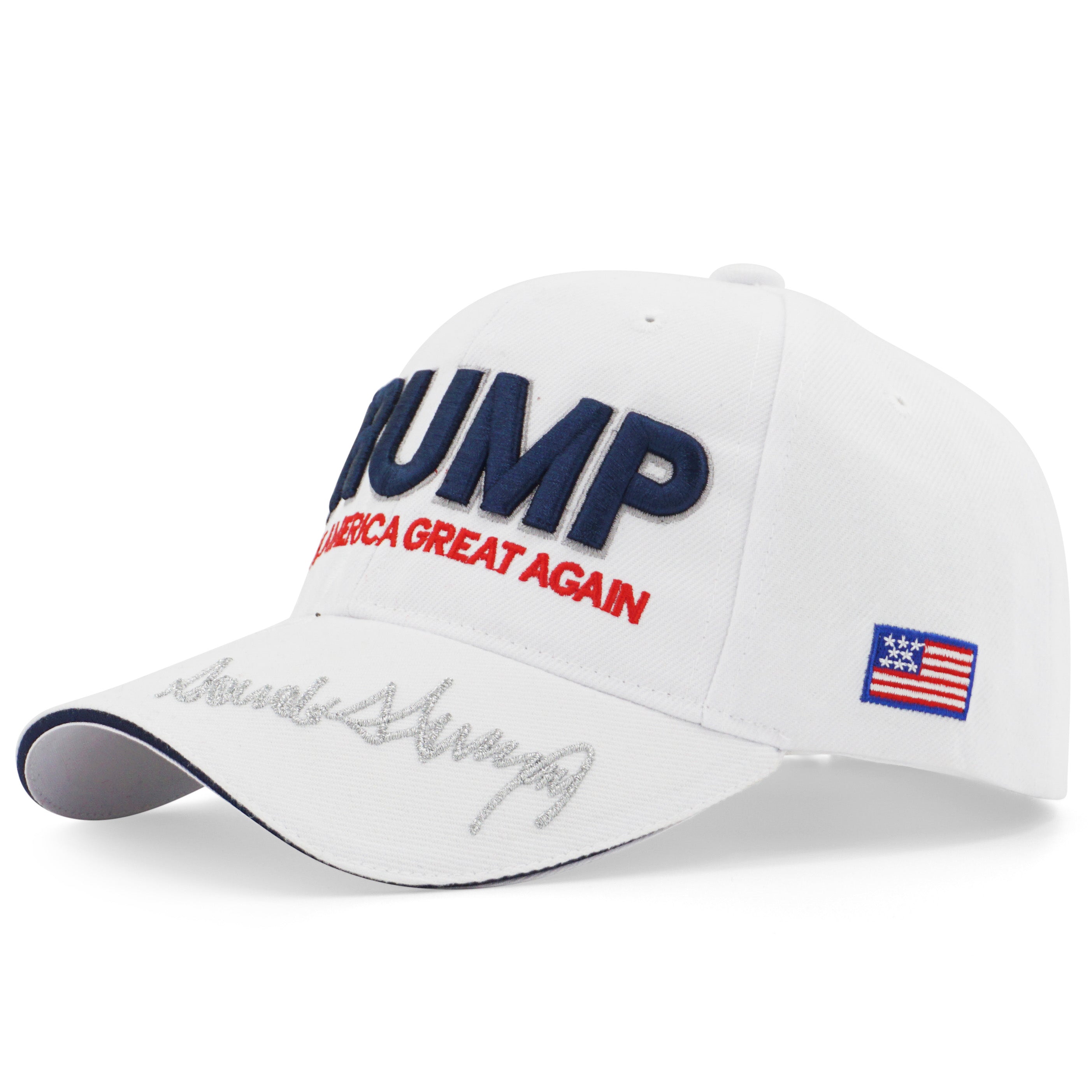 TRUMP MAKE AMERICA GREAT AGAIN WHITE BASEBALL CAP
