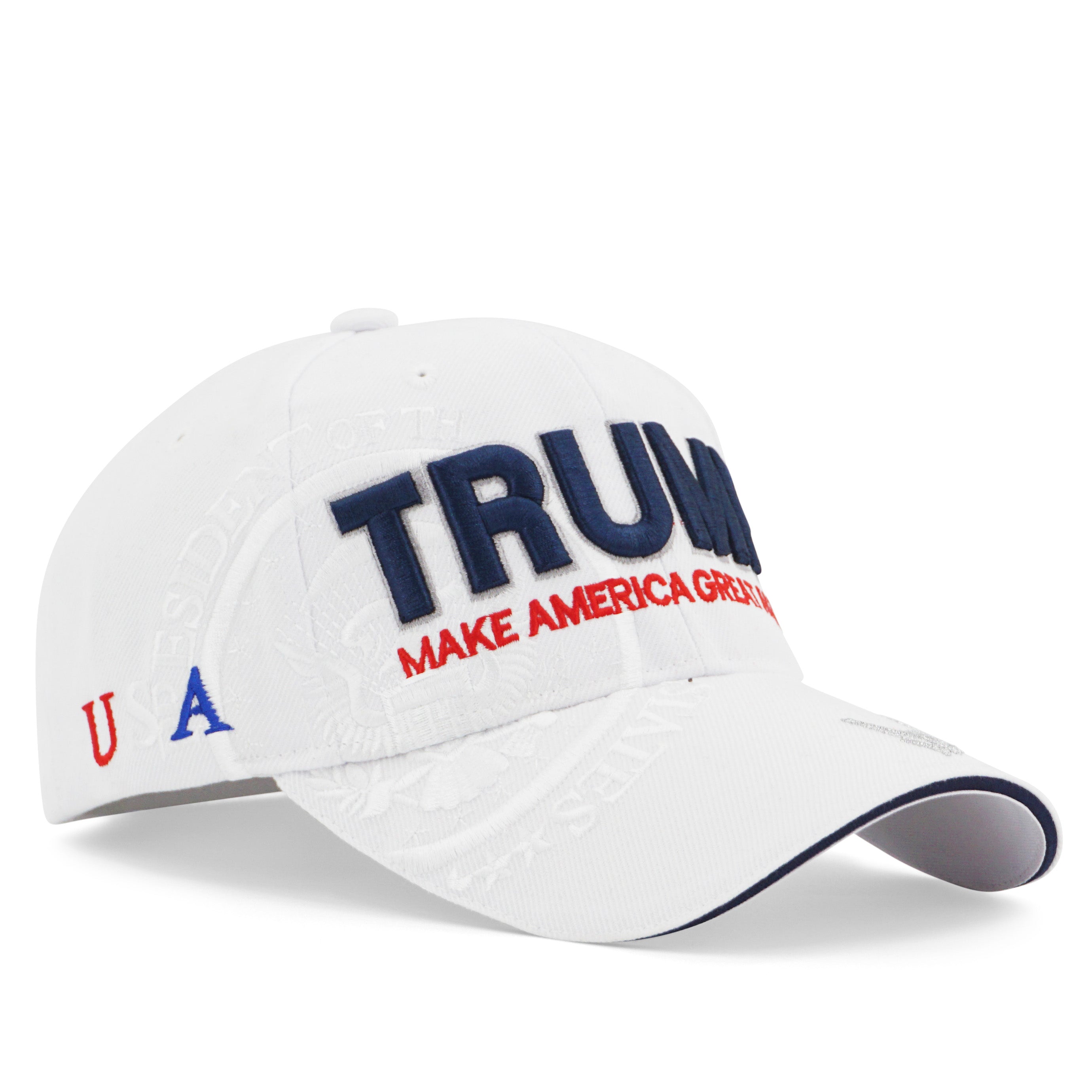 TRUMP MAKE AMERICA GREAT AGAIN WHITE BASEBALL CAP