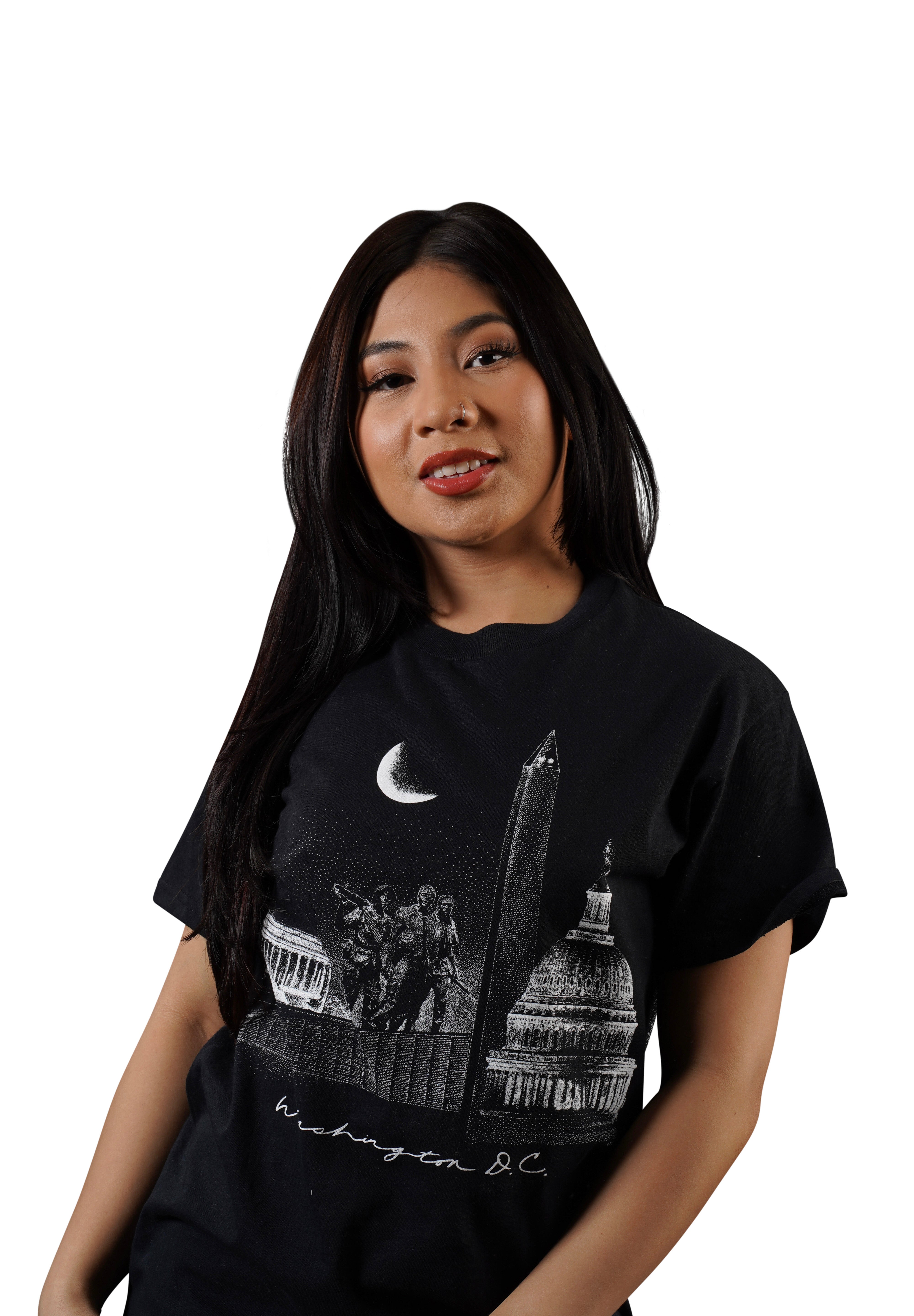 Washington DC Night Panorama T-Shirt