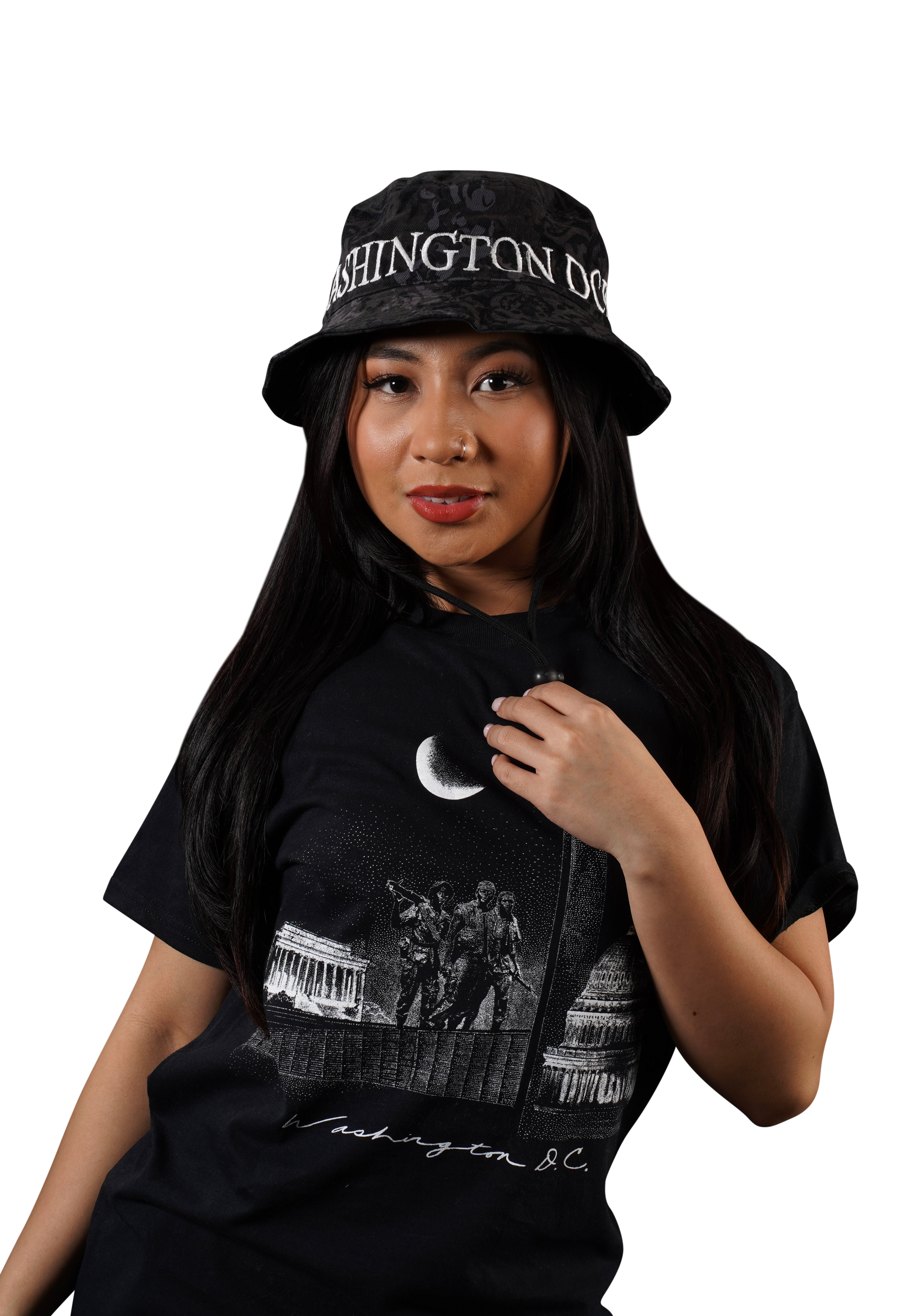 Washington DC Night Panorama T-Shirt