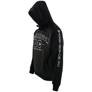 Washington DC Hoodie Big DC Two Tone Charcoal/Black