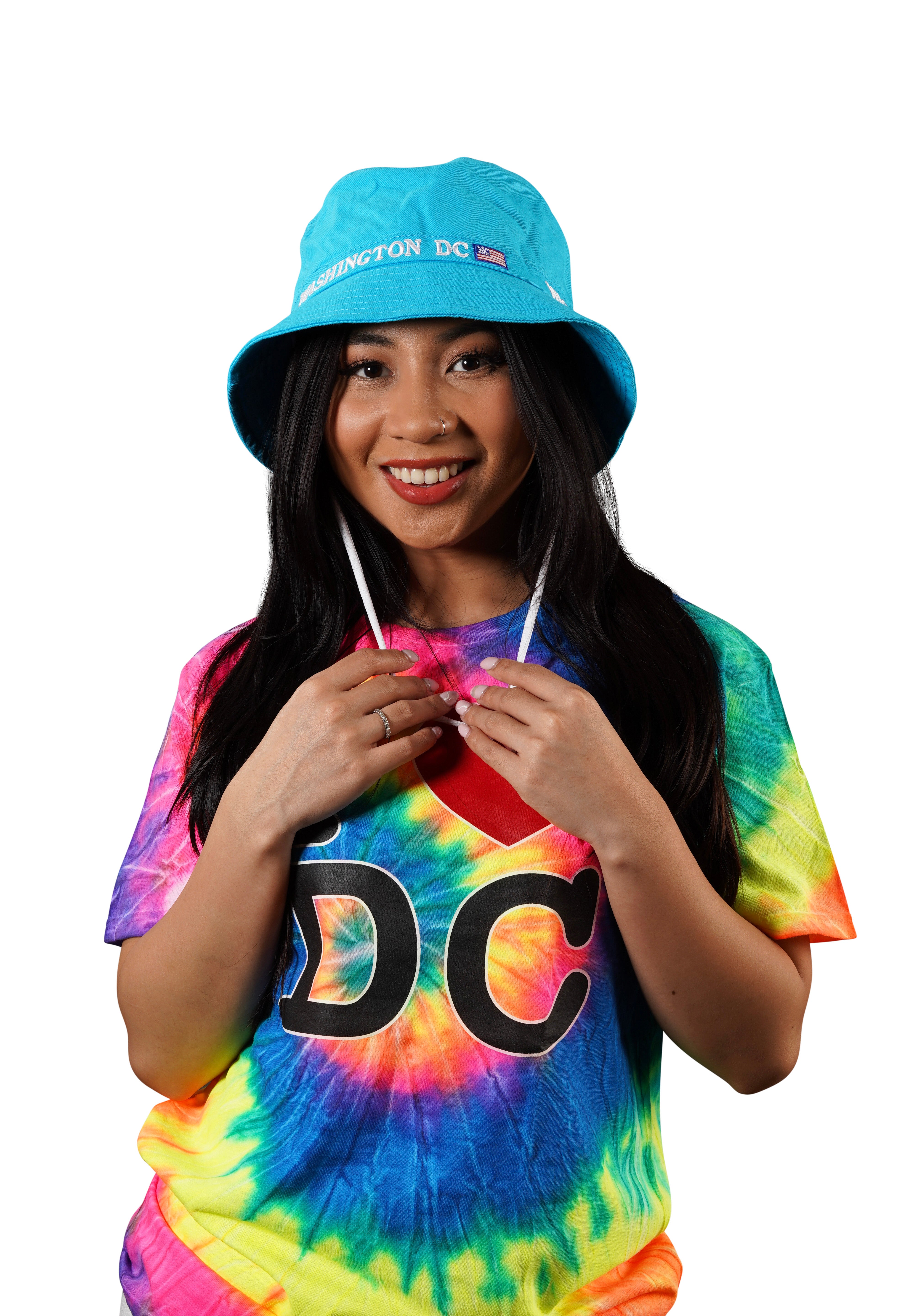 I Heart DC Rainbow Tie Dye T-Shirt