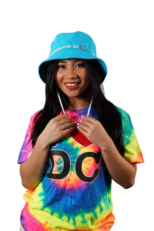 I Heart DC Rainbow Tie Dye T-Shirt